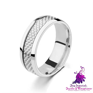 Carbon Fiber Men’s Ring