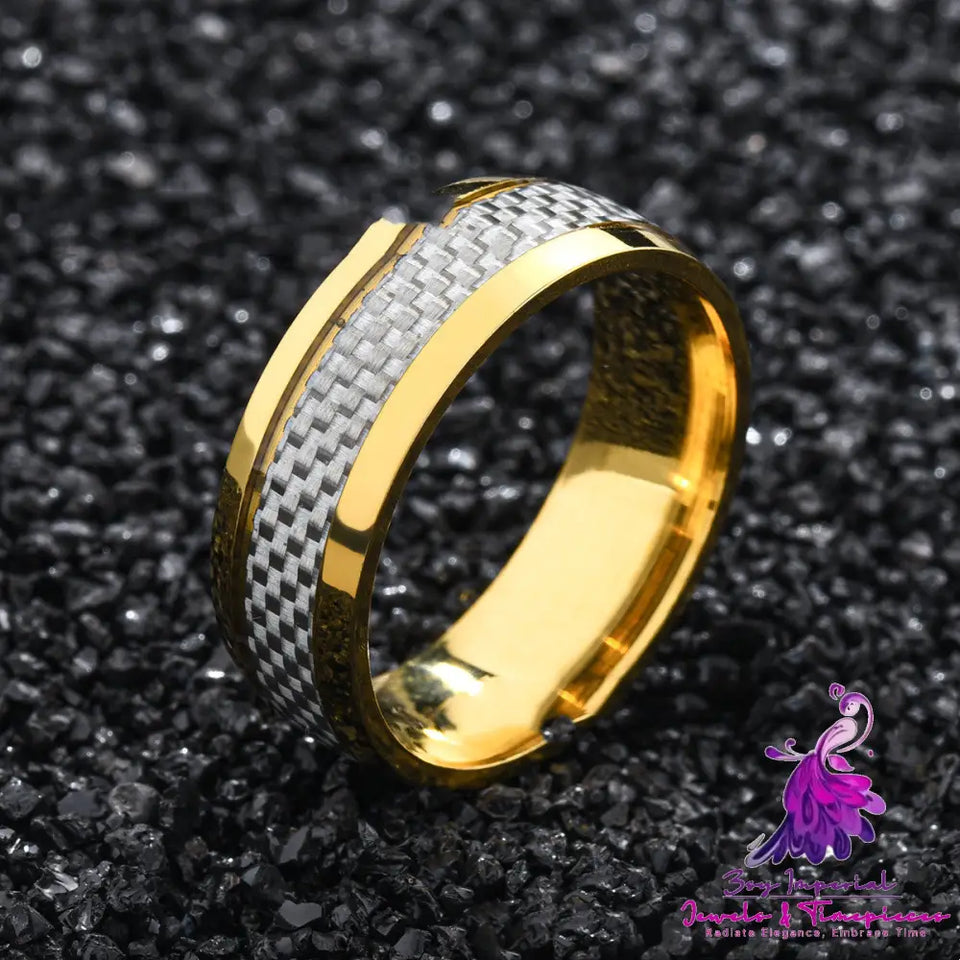 Carbon Fiber Men’s Ring