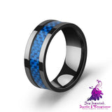 Stainless Steel Carbon Fiber Ring