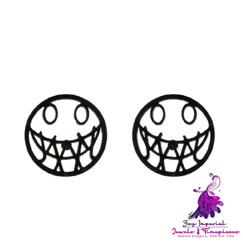 Stainless Steel Cartoon Character Halloween Ear Studs