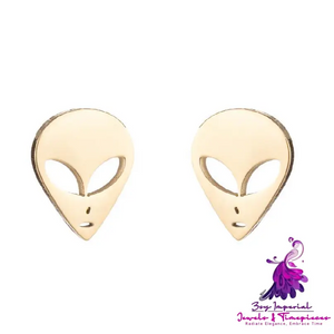 Stainless Steel Cartoon Character Halloween Ear Studs