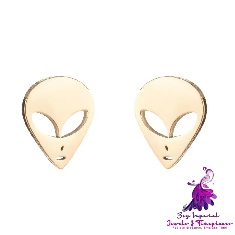 Stainless Steel Cartoon Character Halloween Ear Studs