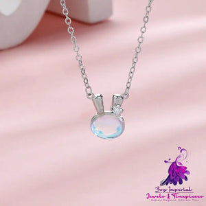 Cartoon Zodiac Rabbit Collarbone Chain