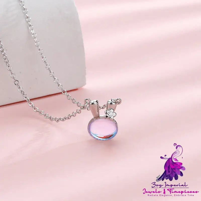 Cartoon Zodiac Rabbit Collarbone Chain