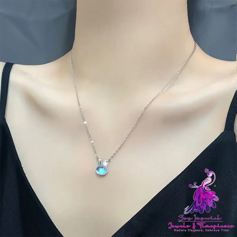 Cartoon Zodiac Rabbit Collarbone Chain