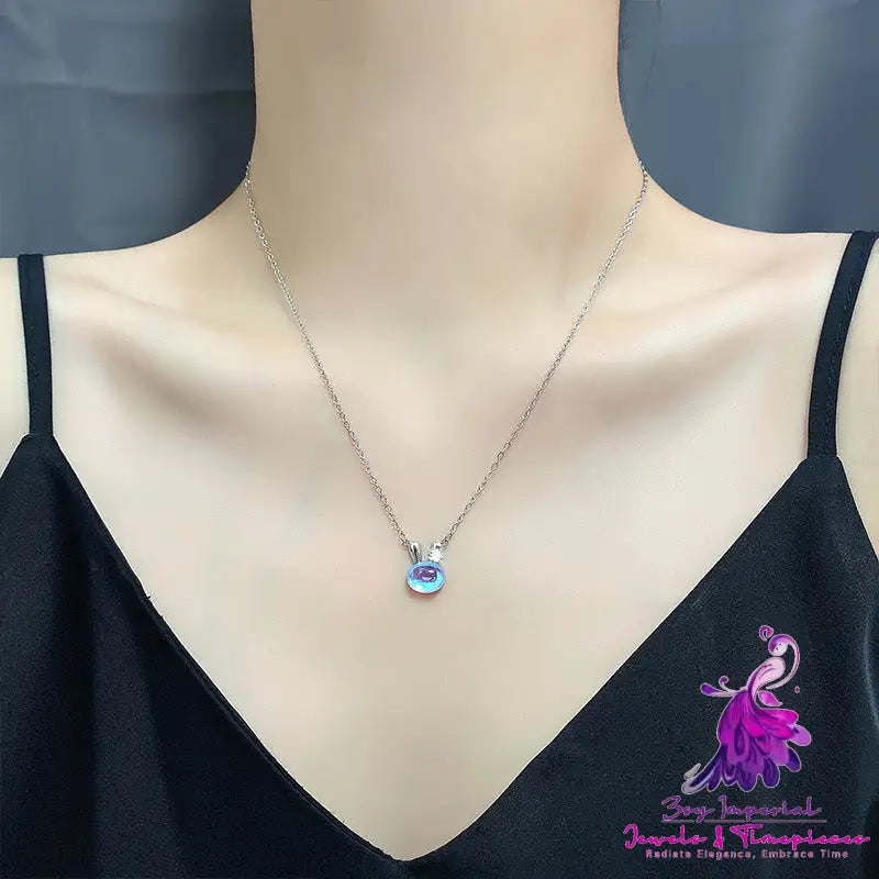 Cartoon Zodiac Rabbit Collarbone Chain