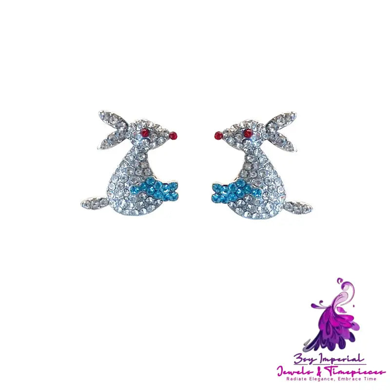 Sweet Cartoon Sterling Silver Earrings