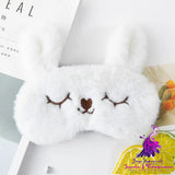 Cute Cartoon Plush Eye Mask