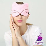 Cute Cartoon Plush Eye Mask