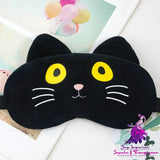 Cute Cartoon Plush Eye Mask