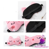 Cute Cartoon Plush Eye Mask