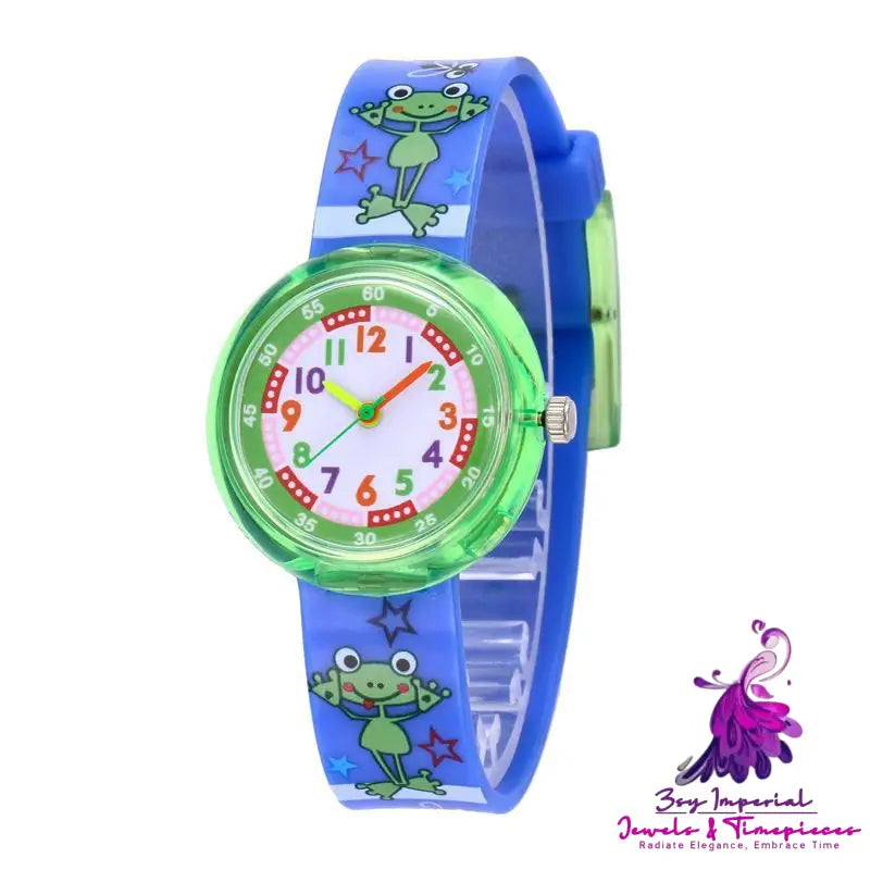 Cute Cartoon Silicone Transparent Watch