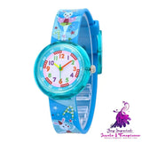 Cute Cartoon Silicone Transparent Watch