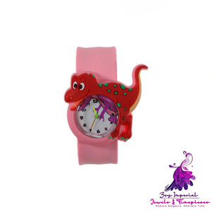 Cute Cartoon Silicone Snap Watch