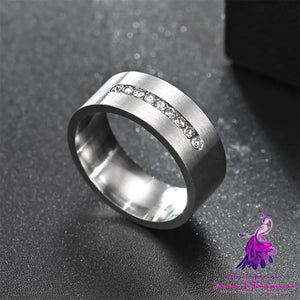 Men’s Carved Diamond Ring