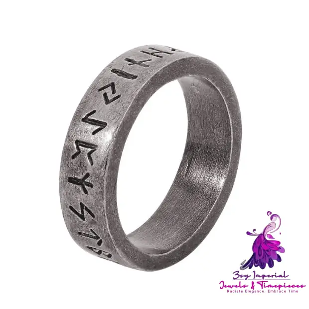 Ancient Inscription Men’s Ring