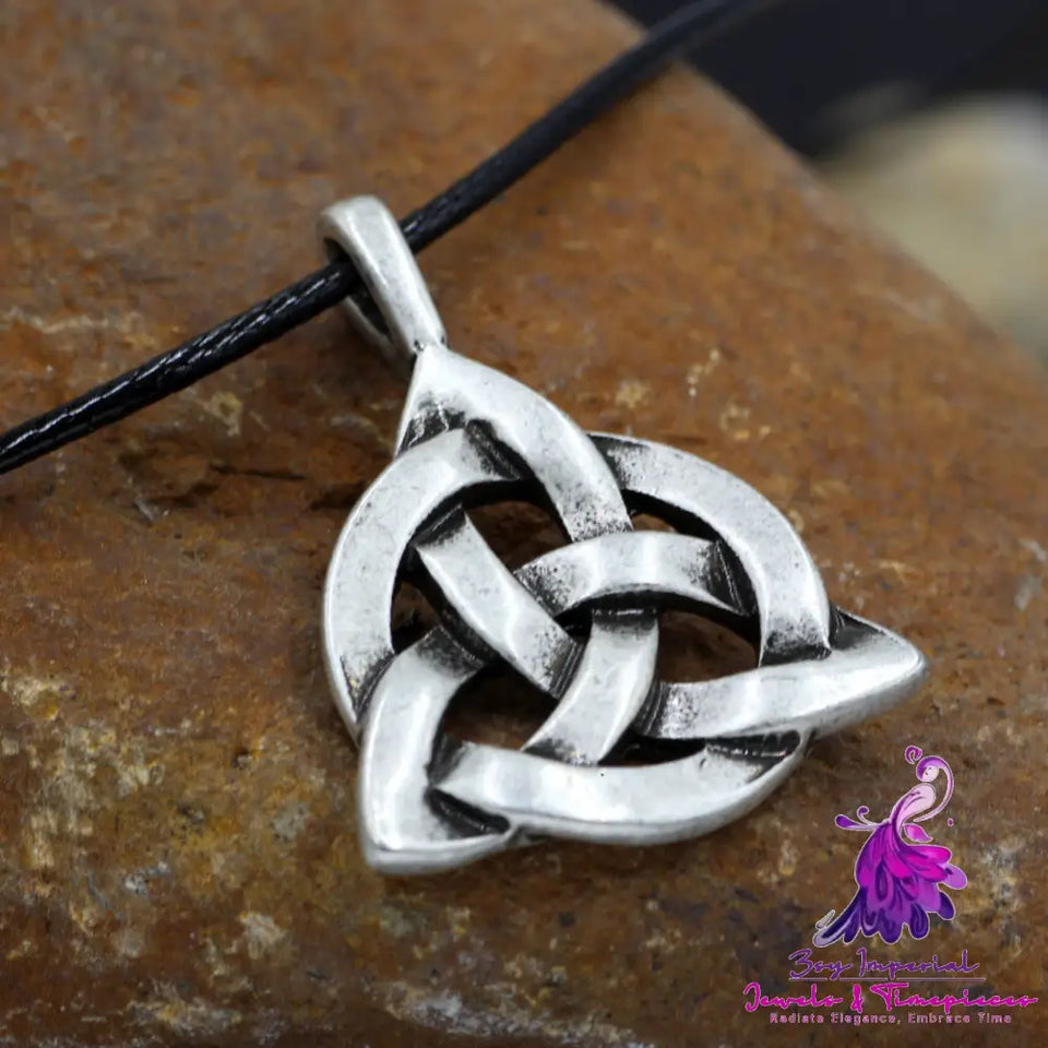 Irish Celtic Knot Pendant Necklace