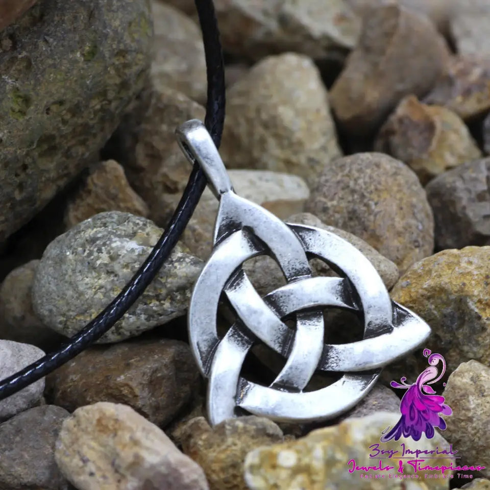 Irish Celtic Knot Pendant Necklace