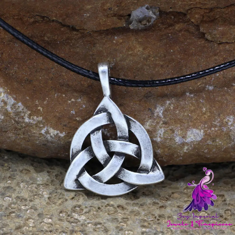 Irish Celtic Knot Pendant Necklace