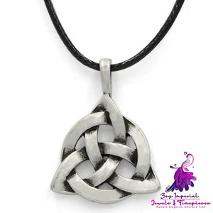 Irish Celtic Knot Pendant Necklace