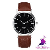 Ultrathin Fashion Casual Couple Belt Watch for Men and Women