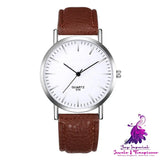 Ultrathin Fashion Casual Couple Belt Watch for Men and Women