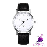 Ultrathin Fashion Casual Couple Belt Watch for Men and Women