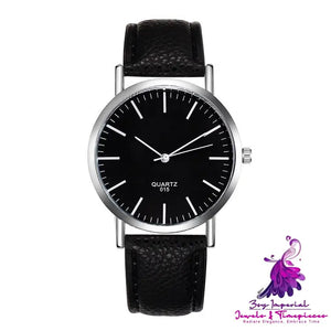 Ultrathin Fashion Casual Couple Belt Watch for Men and Women