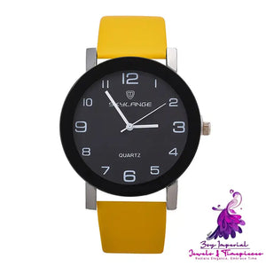 Candy Color Casual Quartz Watch