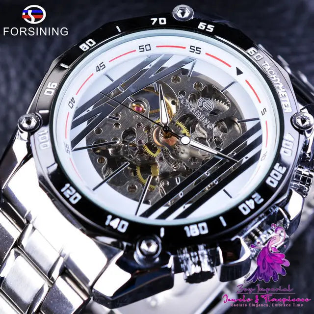 Euro-American Fashion Casual Hollow Mechanical Watch