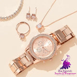 Fake Three Eyes Women’s Casual Watch Set