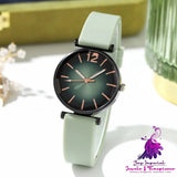 Women’s Fashion Gradient Silicone Casual Watch