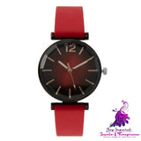 Women’s Fashion Gradient Silicone Casual Watch