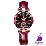 Casual Fashion Waterproof Leather Strap Women’s Watch