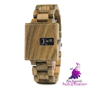 Casual Fashion Wooden Men’s Watch