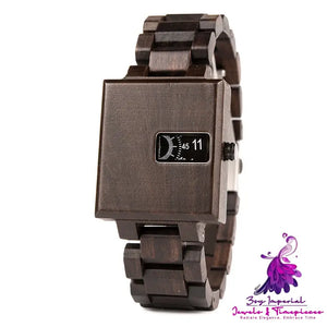 Casual Fashion Wooden Men’s Watch