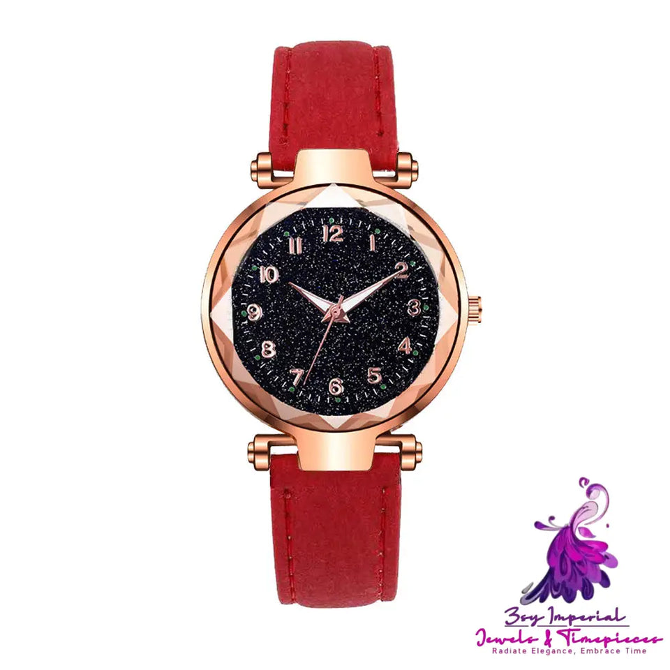 Fashion Starry Sky Casual Student Watch