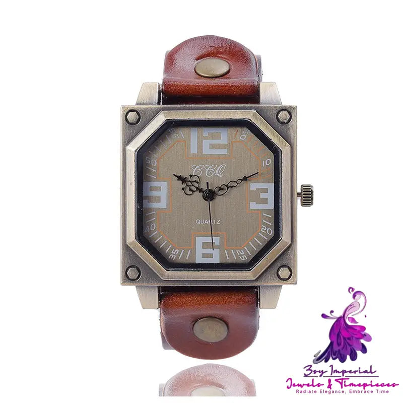 Retro Digital Square Women’s Quartz Watch