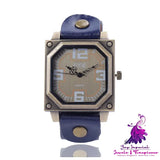 Retro Digital Square Women’s Quartz Watch