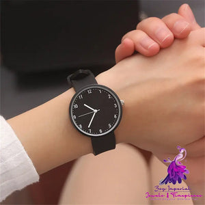 Korean Style Casual Jelly Quartz Watch for Students