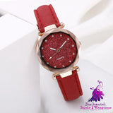 Starry Sky Leather Women’s Watch