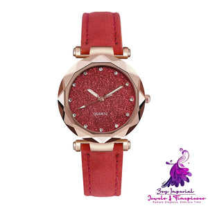 Starry Sky Leather Women’s Watch