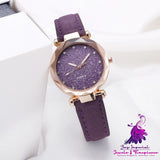 Starry Sky Leather Women’s Watch