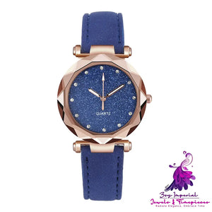 Starry Sky Leather Women’s Watch