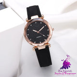 Starry Sky Leather Women’s Watch