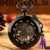 Retro Casual Mechanical Pocket Watch