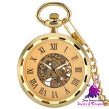 Retro Casual Mechanical Pocket Watch