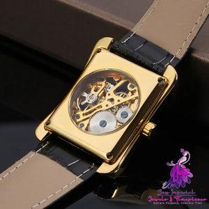 Winner Swiss Hollow Manual Mechanical Watch