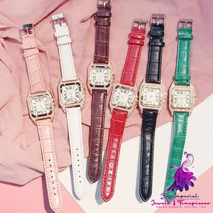 Trendy Casual Couple Diamond Watch