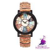 Vintage Leather Women’s Quartz Watch